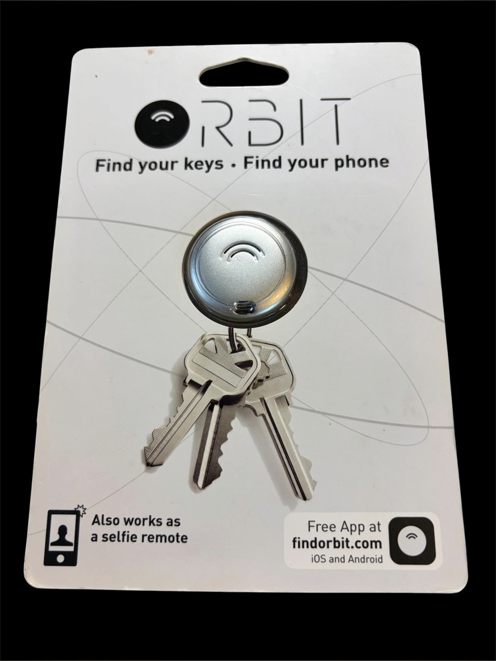 Orbit Key Finder, Find Your Phone & Keys ORB427 iPhone & Android Compatible